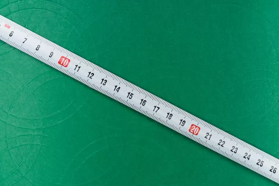centímetro para medir o pene antes da ampliación